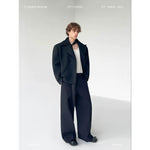 Straight-Leg Wide-Leg Pants with Belt 1