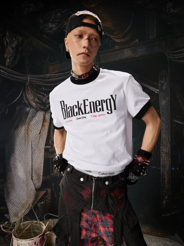 Street Style Graphic Cotton Short-Sleeve T-Shirt 1