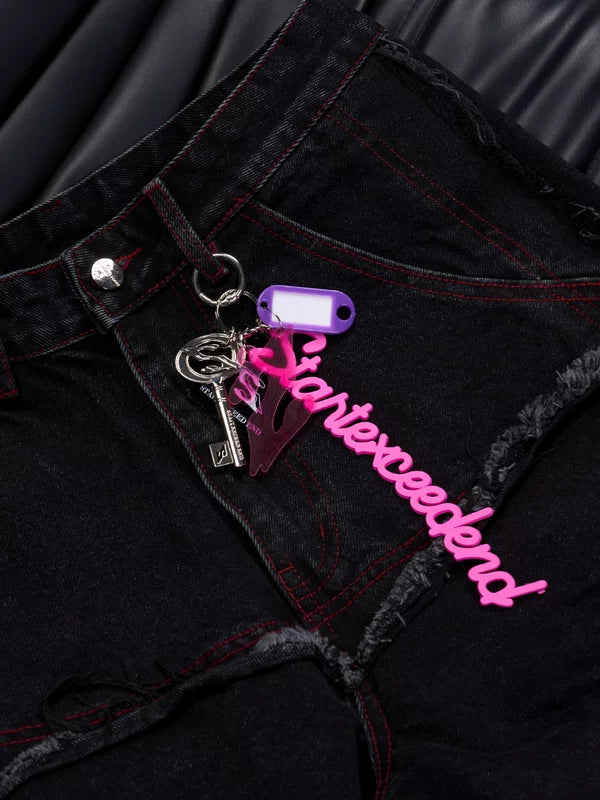 Street Style Keychain Belt With Charms 2