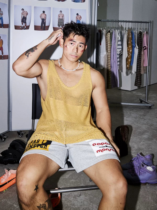 Street Style Patterned Letter Sports Shorts 4