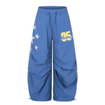 6095636205486,6095636205488,6095636205490,6095636205492, Street Style Printed Parachute Pants
