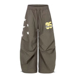 6095636205487,6095636205489,6095636205491,6095636205493, Street Style Printed Parachute Pants