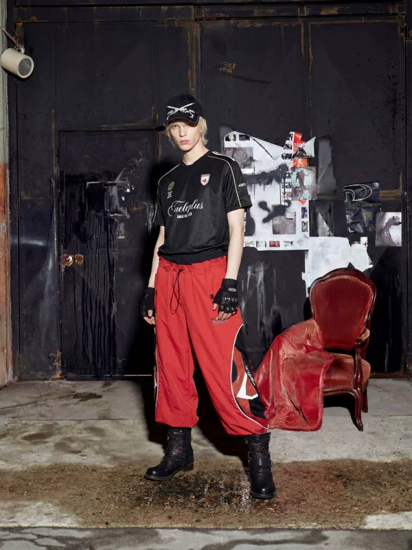 Streetwear Jersey Loose Short-Sleeve T-Shirt 4