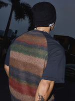 Striped Gradient Loose Short-Sleeve T-Shirt 4
