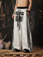 Striped Graphic Sweatpants 2
