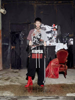 Striped Graphic Sweatpants 5