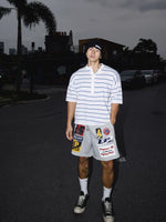 Striped Henley Short-Sleeve T-Shirt 2