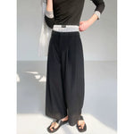 Striped Long-Sleeve Shirt and Wide-Leg Pants 5