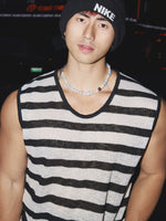 Striped Loose Fit Sleeveless Vest 5