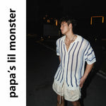5479913303121,5479913303122,5479913303123, Striped Loose Knit Sleeveless Sweater Vest