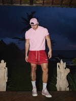 Striped Quick-Drying Elastic Waist Sports Shorts 2
