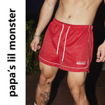 6054844245624,6054844245625,6054844245626, Striped Quick-Drying Elastic Waist Sports Shorts