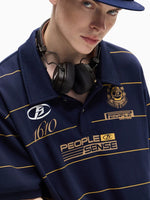 Striped Quick-Drying Polo Shirt 2