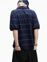 Striped Quick-Drying Polo Shirt 4