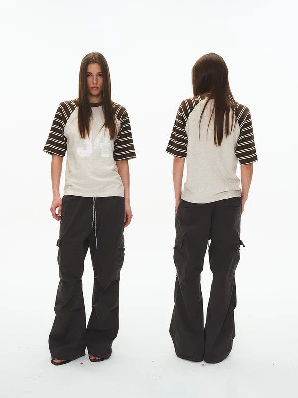 Striped Raglan Short-Sleeve T-Shirt 4
