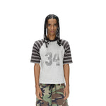 6061120713444,6061120713445,6061120713446,6061120713447, Striped Raglan Short-Sleeve T-Shirt