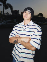 Striped Short-Sleeve Polo Shirt 1