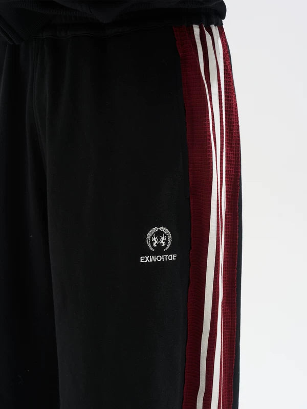 Striped Side Panel Loose Fit Sweatpants 4