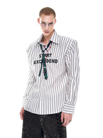 Striped Tie-Print Long-Sleeve Shirt 3