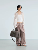 Striped Woven Long-Sleeve Shirt Jacket 4