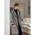 Striped Woven Twill Deconstructed Trench Coat 3