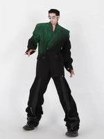 Structured Padded Shoulder Suit Jacket 5