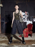 Studded Camouflage Slim Fit Vest 4