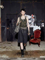 Studded Camouflage Slim Fit Vest 5