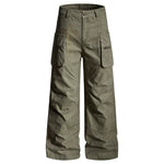 6162185466217,6162185466218,6162185466219,6162185466220,6162185466221, Studded Cross Multi-Pocket Workwear Pants