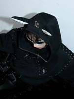 Studded Ear Detail Zip-Up Hoodie 3