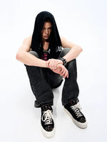 Studded Star Low-Top Casual Sneakers 3