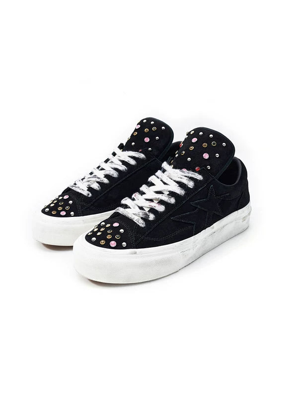 Studded Star Low-Top Casual Sneakers 4
