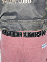 Studded “Take Care Tonight” Leather Belt 5