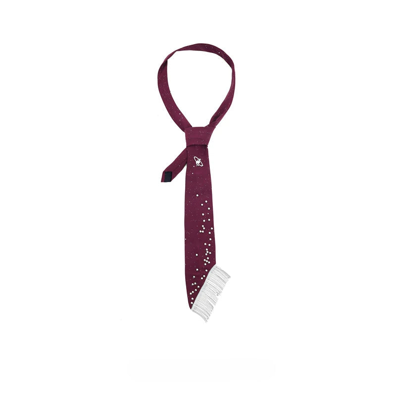 5809250386190, Studded Tassel Necktie
