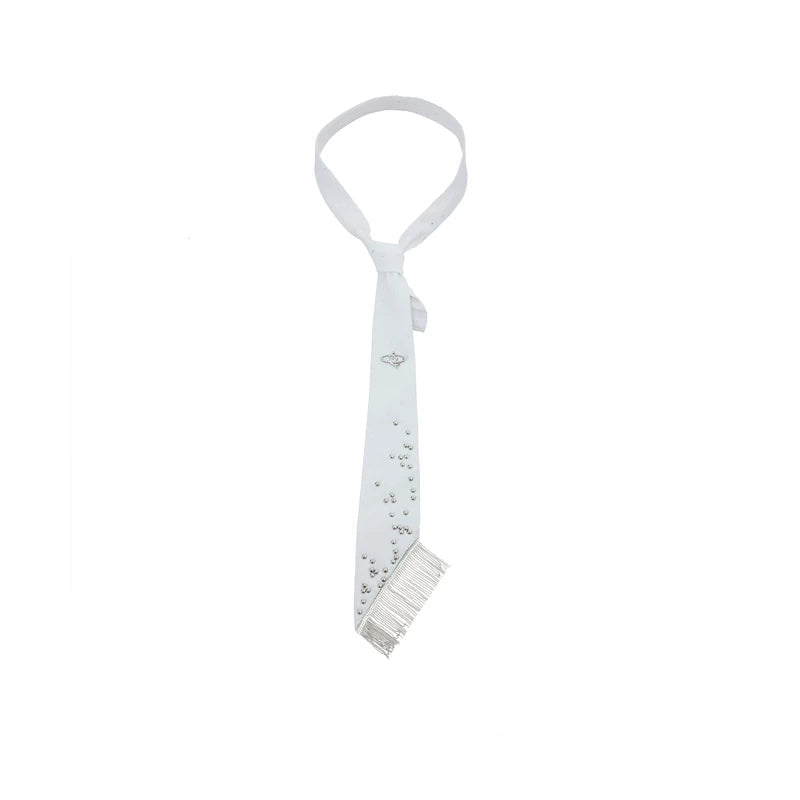 5813896626882, Studded Tassel Necktie