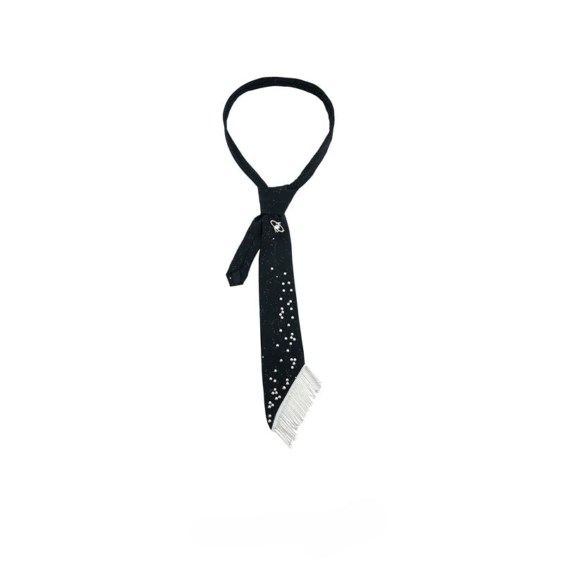 5813896626883, Studded Tassel Necktie
