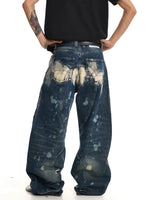 Studded Wide-Leg Jeans Pants 3