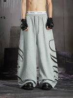 Studded Wide Leg Print Sweatpants 2