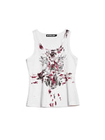 Subculture Angel Print Slim Fit Vest 5