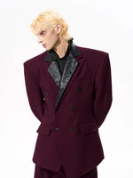 Tailored Double-Breasted Suit Jacket 3