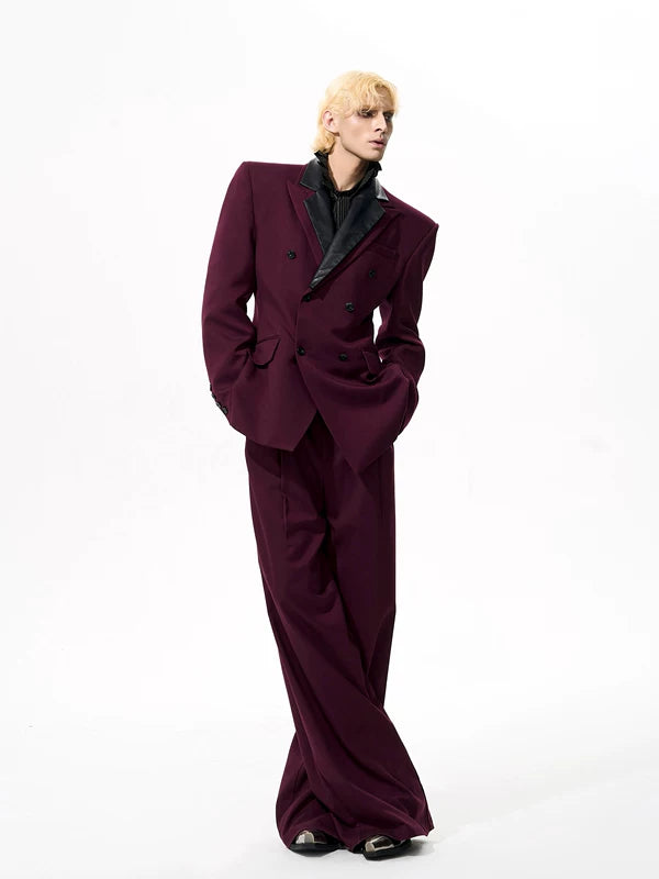 Tailored Double-Breasted Suit Jacket 4