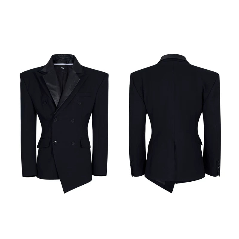 6096109383994,6096109384000,5929152456006,5929152456012, Tailored Double-Breasted Suit Jacket