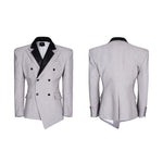 6096109383991,6096109383997,5929152456003,5929152456009, Tailored Double-Breasted Suit Jacket