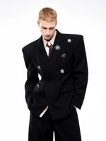 Tailored Wool Blazer Jacket 2