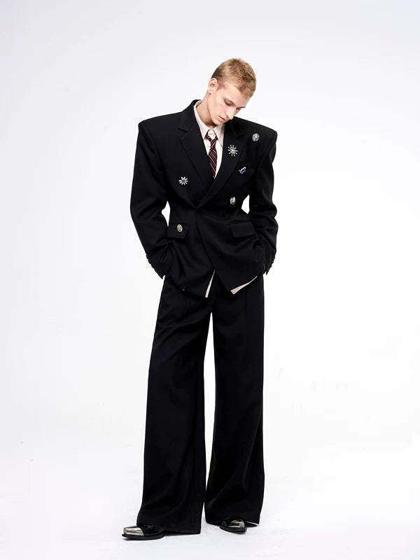 Tailored Wool Blazer Jacket 3