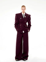 Tailored Wool Blazer Jacket 4