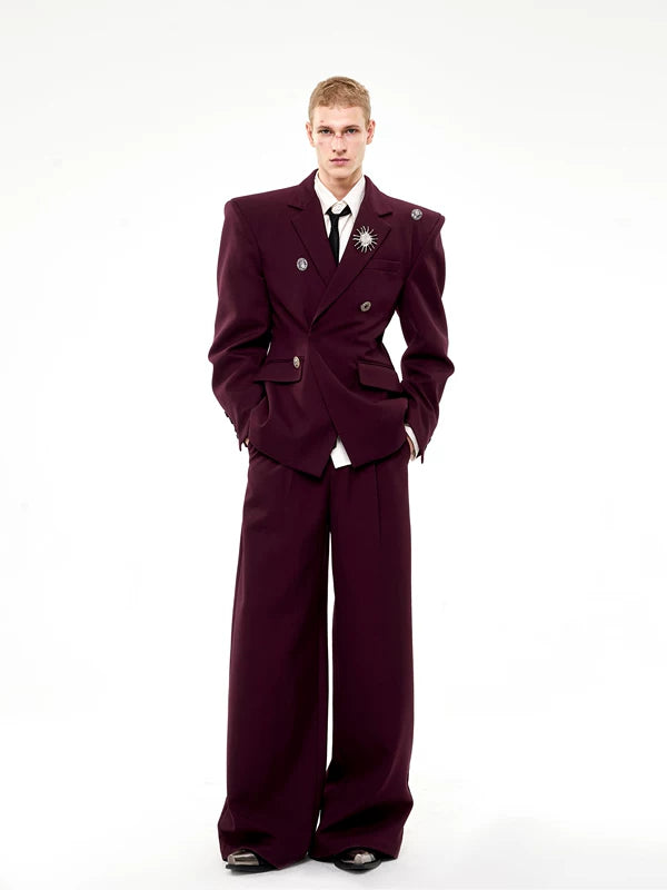 Tailored Wool Blazer Jacket 4