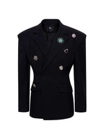 Tailored Wool Blazer Jacket 5