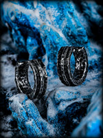 Textured Hoop Earrings 1