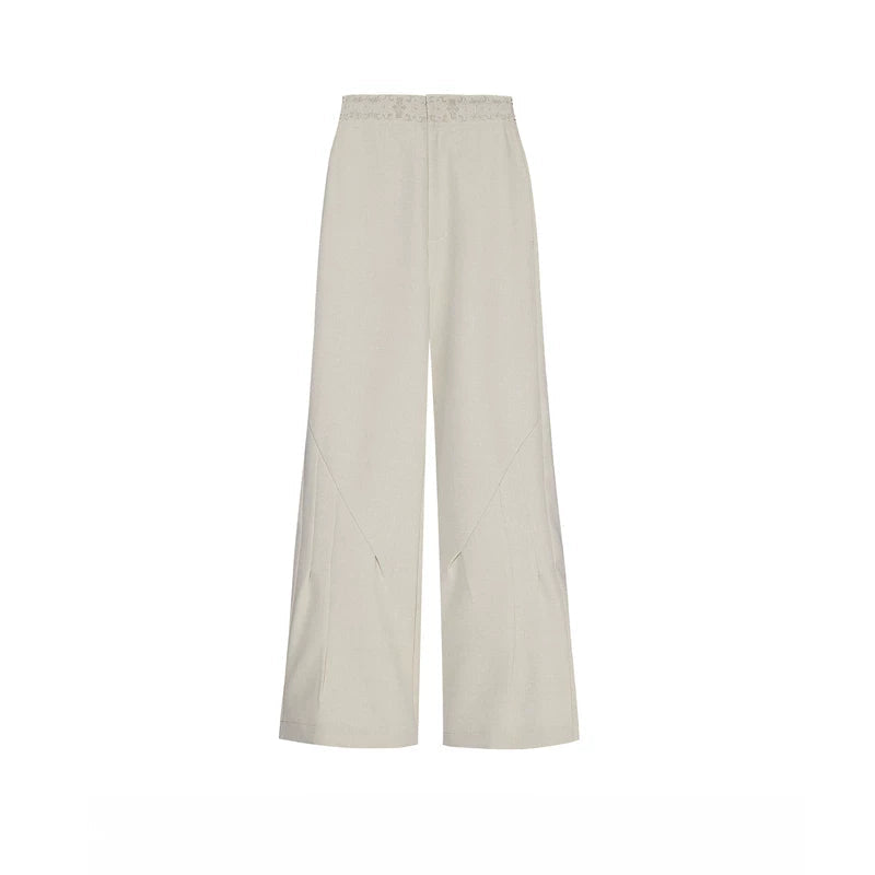 6131523156313,6131523156314,6131523156315,6131523156316, Textured Jacquard Flared Pants
